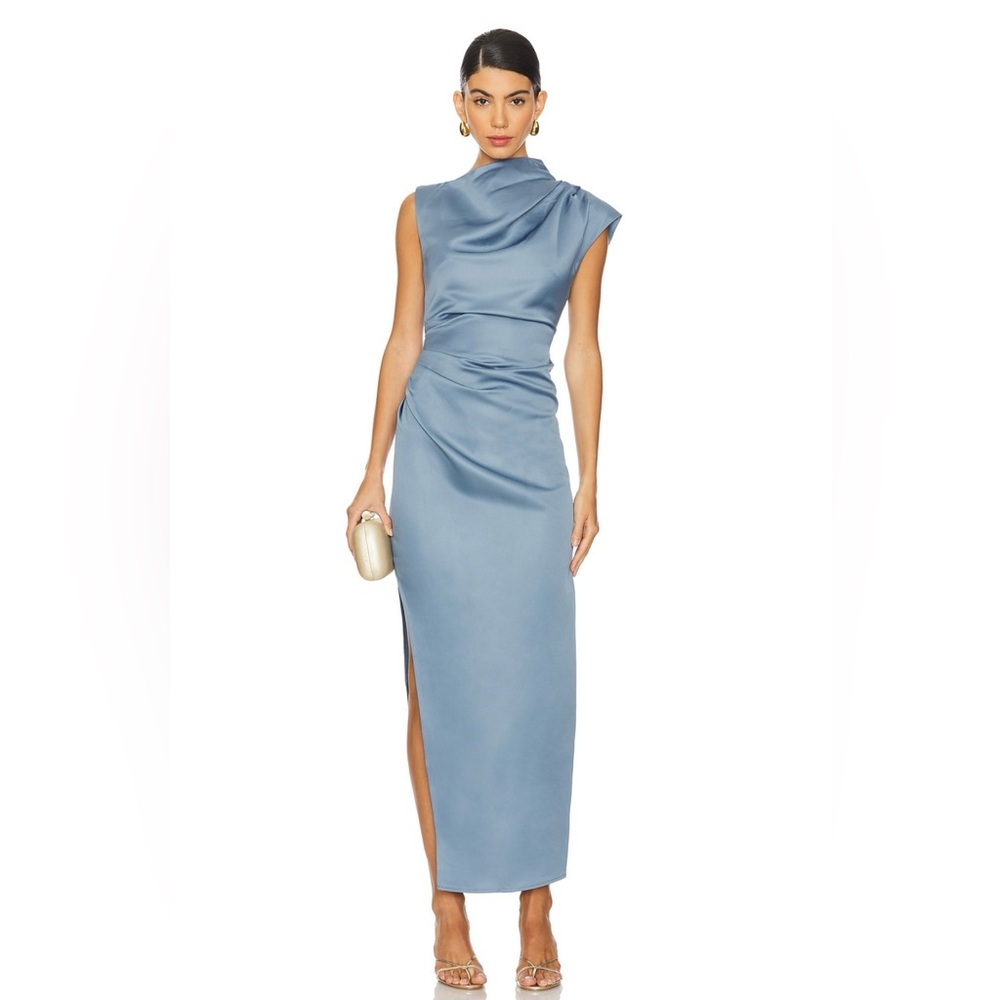Elliat Coralie Dress NWT Steel blue medium